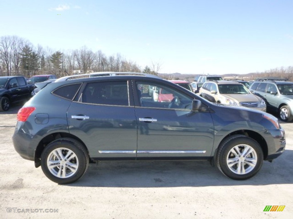 2015 Rogue Select S AWD - Graphite Blue / Black photo #2