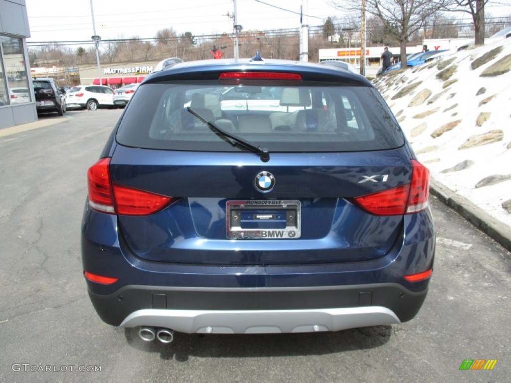 2015 X1 xDrive28i - Deep Sea Blue Metallic / Oyster/Orange-Black Piping photo #5