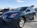 2015 Graphite Blue Nissan Rogue Select S AWD  photo #2