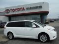 2014 Super White Toyota Sienna XLE AWD  photo #2