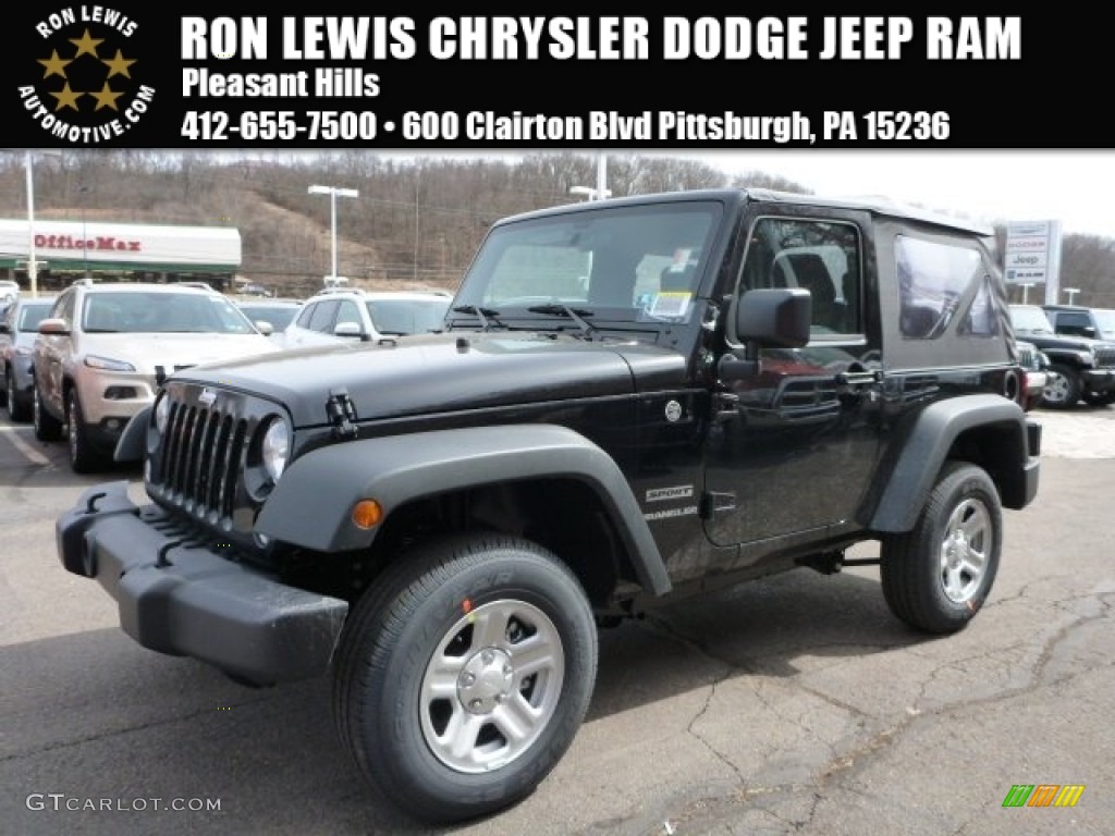 2015 Black Jeep Wrangler Sport 4x4 #102343187 Photo #16 | GTCarLot.com - Car Color Galleries