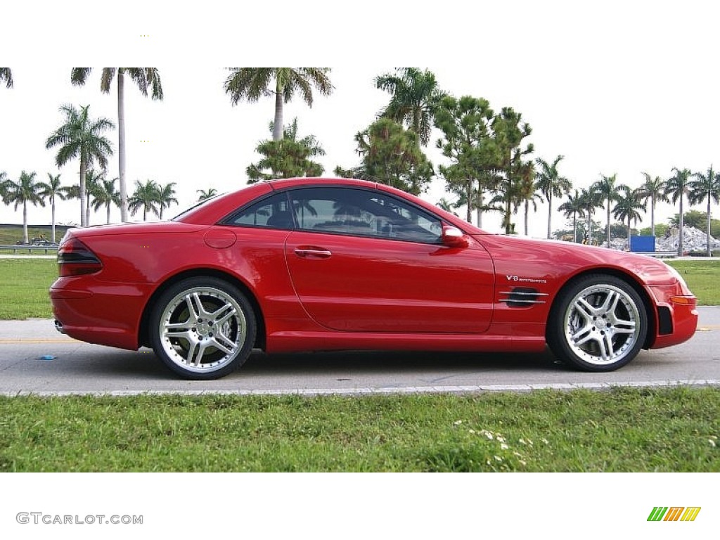 Mars Red 2006 Mercedes-Benz SL 55 AMG Roadster Exterior Photo #102354728