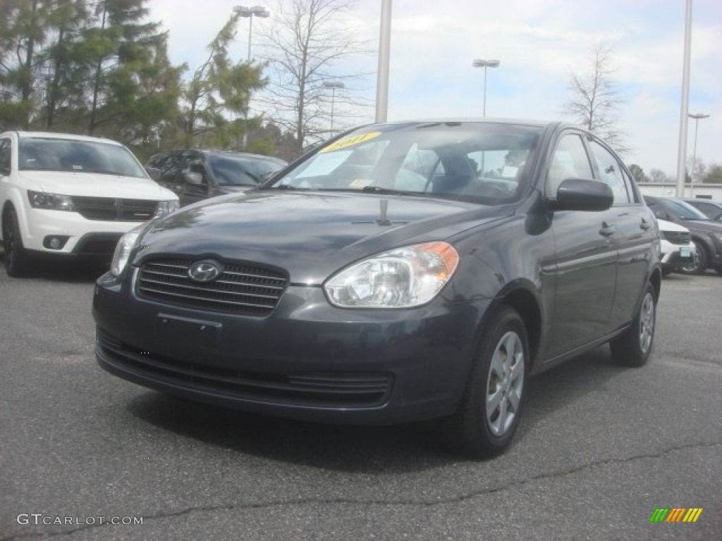 Charcoal Gray Hyundai Accent