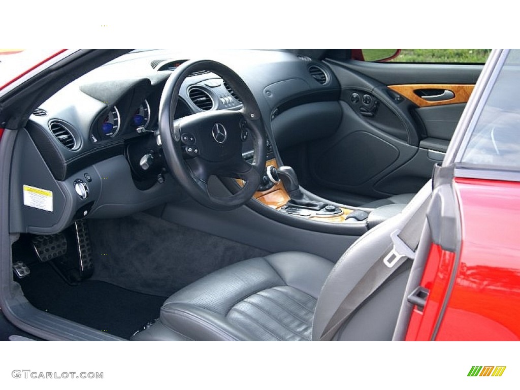 AMG Charcoal Interior 2006 Mercedes-Benz SL 55 AMG Roadster Photo #102355811
