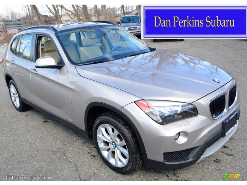 2014 X1 xDrive28i - Sparkling Bronze Metallic / Sand Beige photo #1