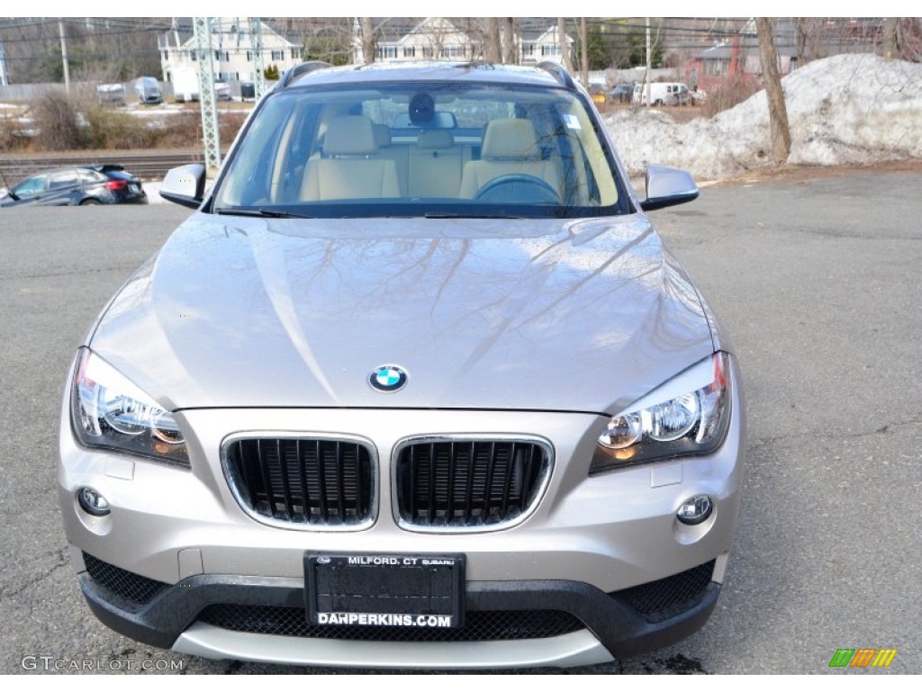 2014 X1 xDrive28i - Sparkling Bronze Metallic / Sand Beige photo #2
