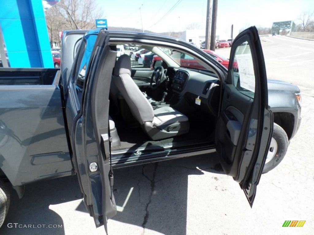 2015 Colorado WT Extended Cab 4WD - Cyber Gray Metallic / Jet Black/Dark Ash photo #20