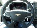 Jet Black/Dark Ash 2015 Chevrolet Colorado WT Extended Cab 4WD Steering Wheel