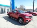 2015 Red Hot Chevrolet Colorado Z71 Extended Cab 4WD  photo #3