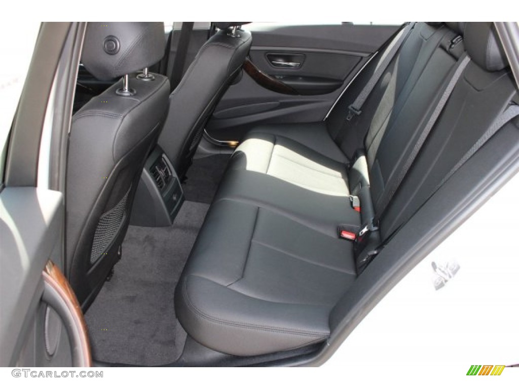 Black Interior 2015 BMW 3 Series 328d xDrive Sports Wagon Photo #102357725