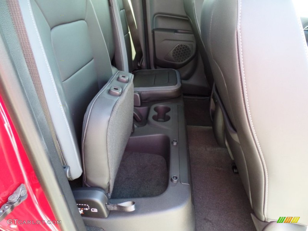 Jet Black Interior 2015 Chevrolet Colorado Z71 Extended Cab 4WD Photo #102357968