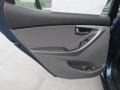 Gray 2016 Hyundai Elantra SE Door Panel
