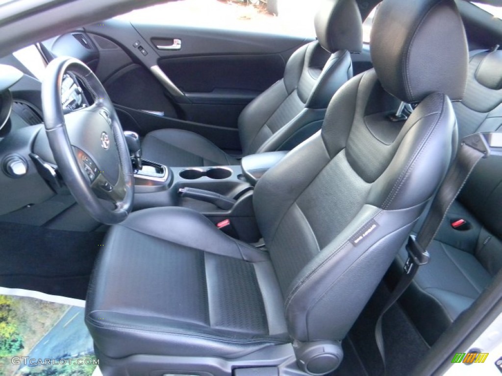 2013 Genesis Coupe 3.8 Grand Touring - Platinum Metallic / Black Leather photo #12