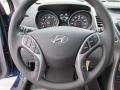 Gray 2016 Hyundai Elantra SE Steering Wheel