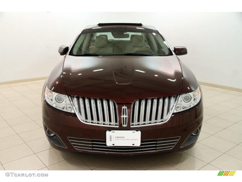 2012 MKS AWD - Cinnamon Metallic / Light Camel photo #2