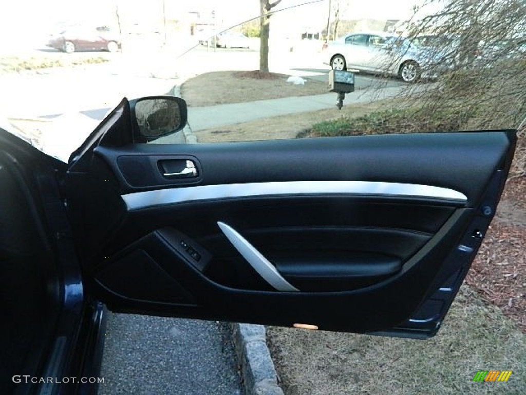 2013 Infiniti G 37 x AWD Coupe Graphite Door Panel Photo #102364970