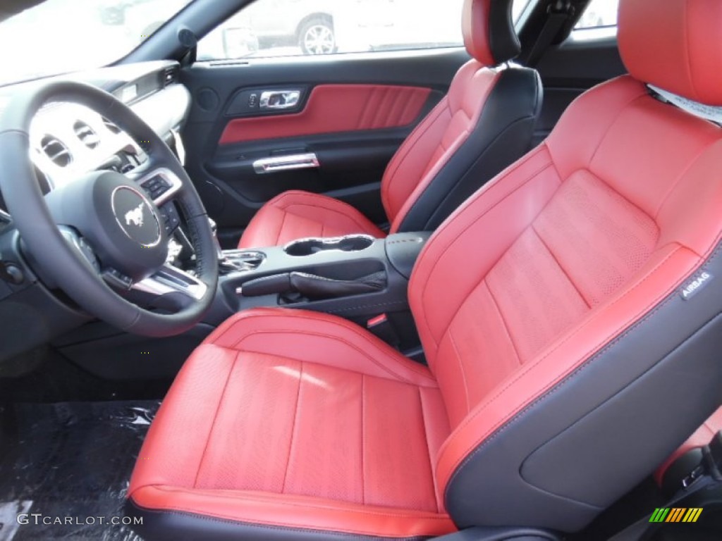 2015 Ford Mustang GT Premium Coupe Front Seat Photo #102365459