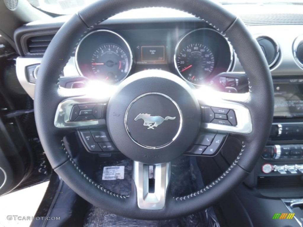 2015 Mustang GT Premium Coupe - Black / 50 Years Raven Black photo #17