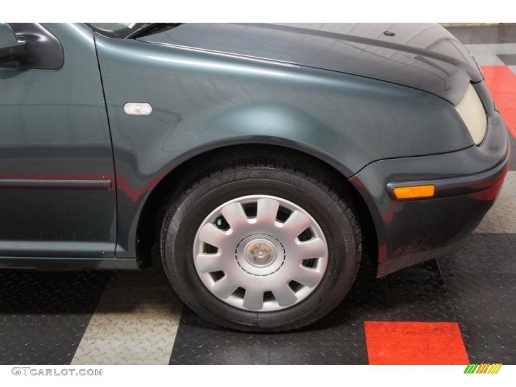 2003 Jetta GL Sedan - Alaska Green Metallic / Grey photo #39