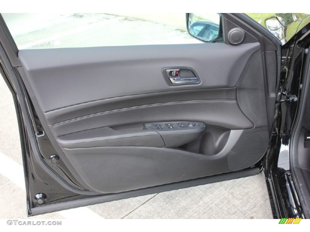 2016 Acura ILX Standard ILX Model Ebony Door Panel Photo #102369227