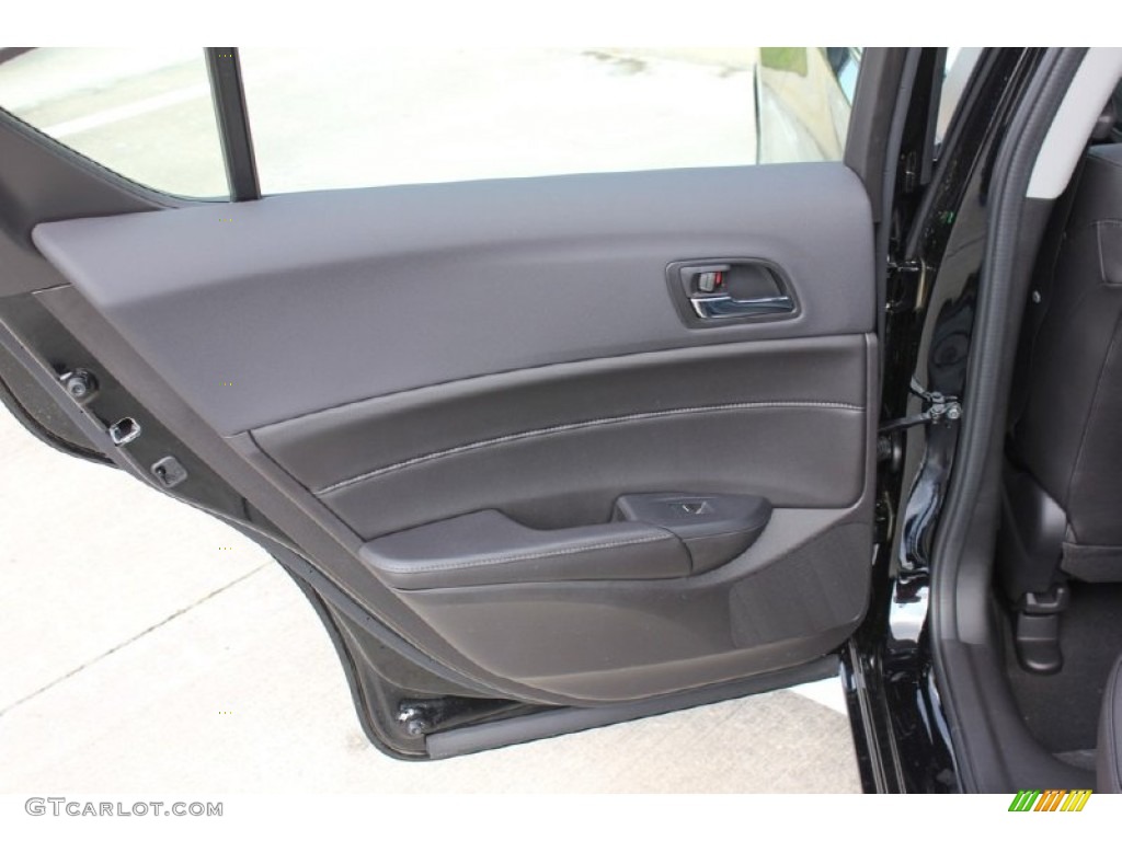 2016 Acura ILX Standard ILX Model Ebony Door Panel Photo #102369269