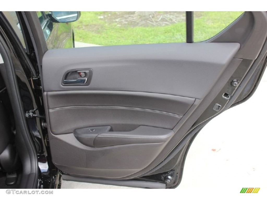 2016 Acura ILX Standard ILX Model Ebony Door Panel Photo #102369326