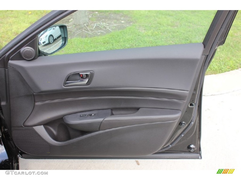 2016 Acura ILX Standard ILX Model Ebony Door Panel Photo #102369368