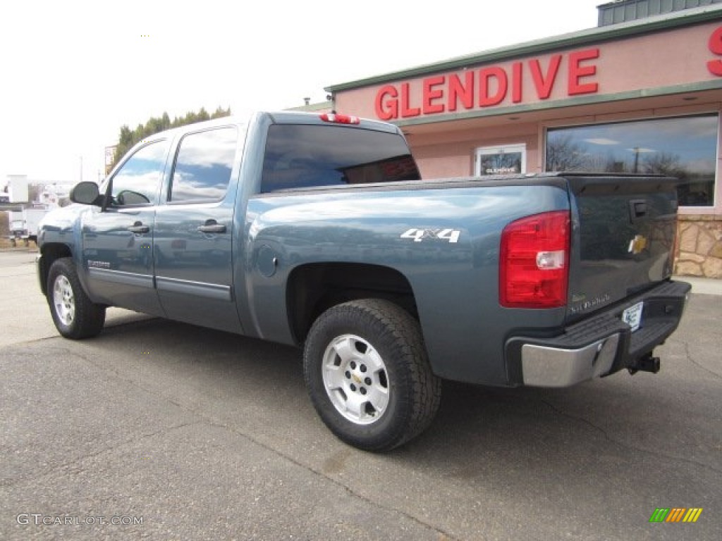 2012 Silverado 1500 LT Crew Cab 4x4 - Imperial Blue Metallic / Light Cashmere/Dark Cashmere photo #4