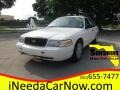 Vibrant White 2008 Ford Crown Victoria Police Interceptor