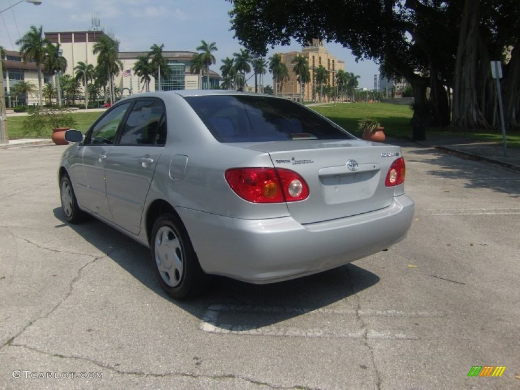2004 Corolla CE - Lunar Mist Silver Metallic / Light Gray photo #3