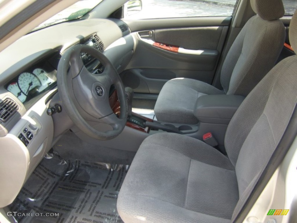 2004 Corolla CE - Lunar Mist Silver Metallic / Light Gray photo #7