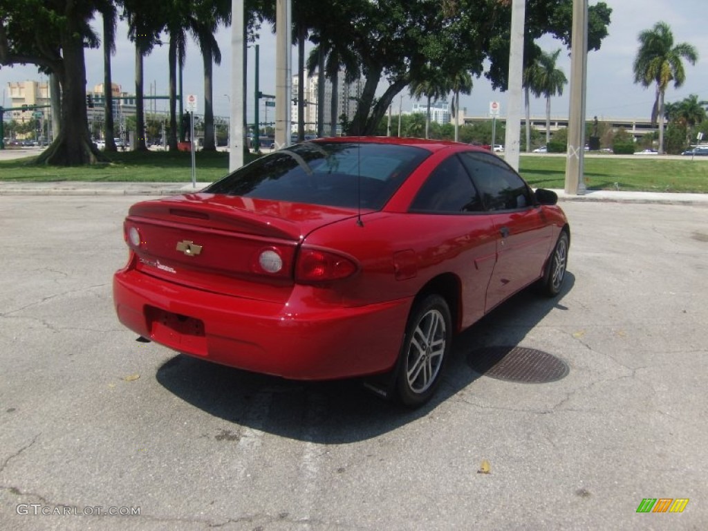 2004 Cavalier Coupe - Victory Red / Graphite photo #4