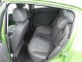 2015 Chevrolet Spark Green/Green Interior Rear Seat Photo