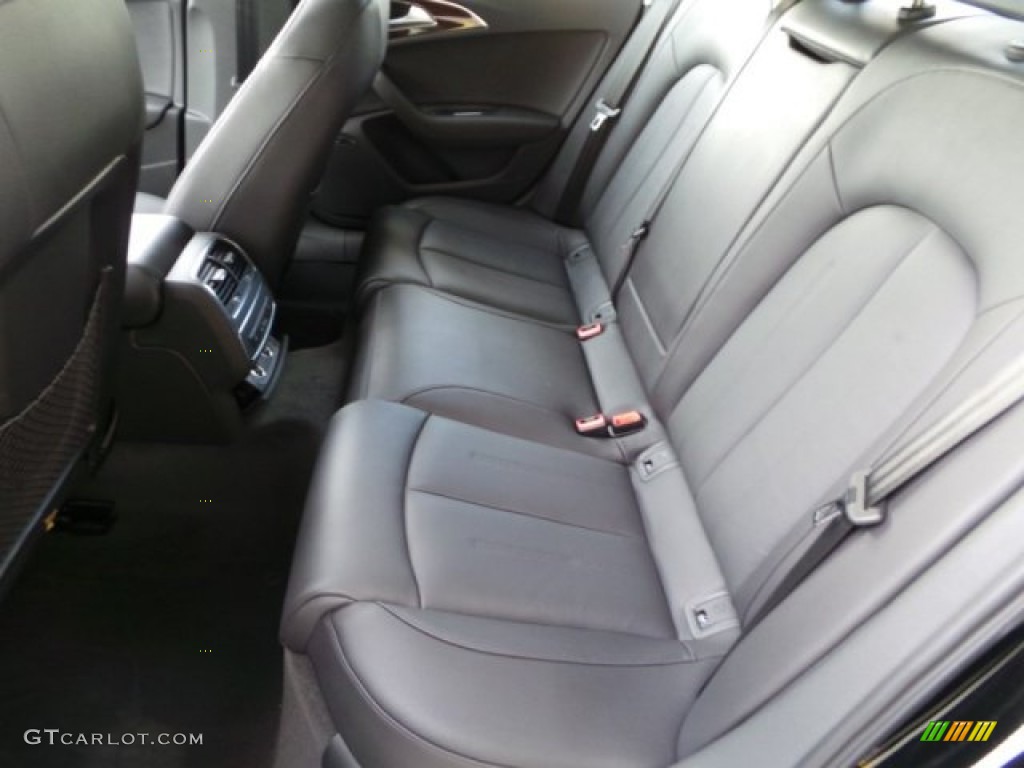 2016 Audi A6 3.0 TFSI Premium Plus quattro Rear Seat Photo #102376421