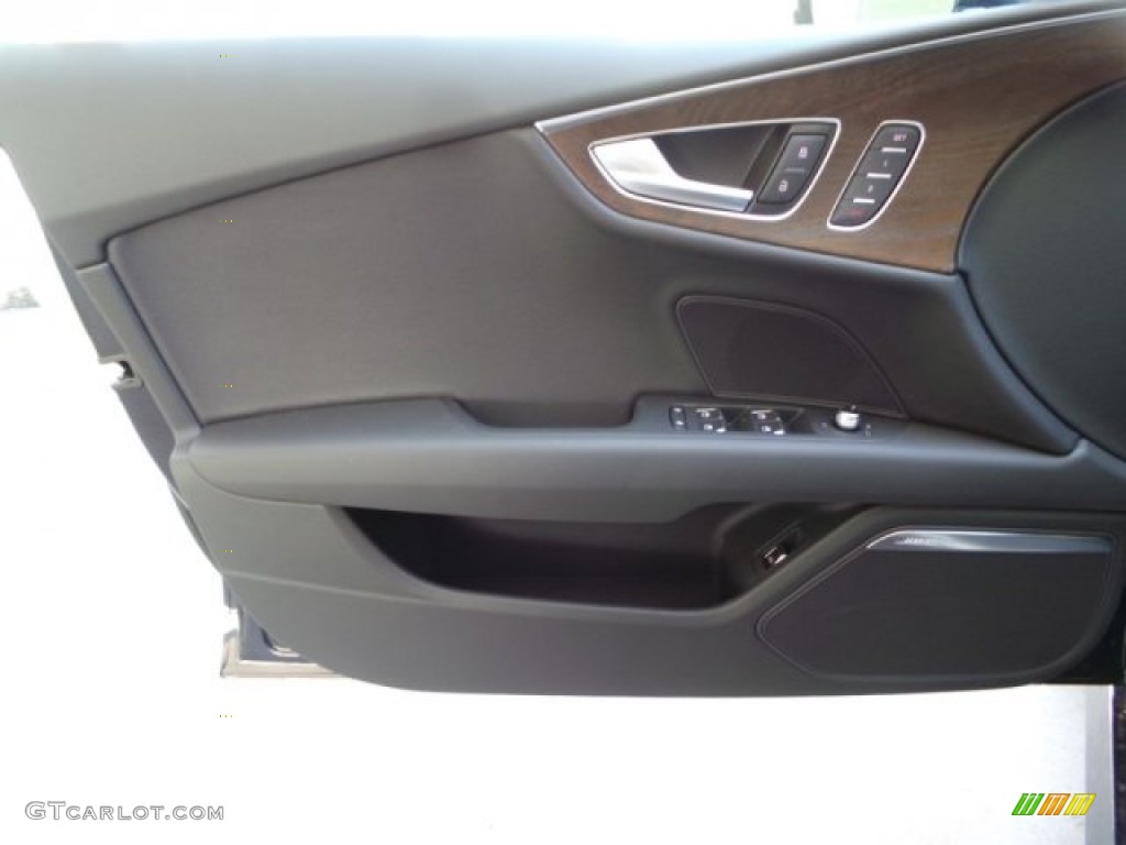 2016 Audi A7 3.0 TFSI Premium Plus quattro Black Door Panel Photo #102376581
