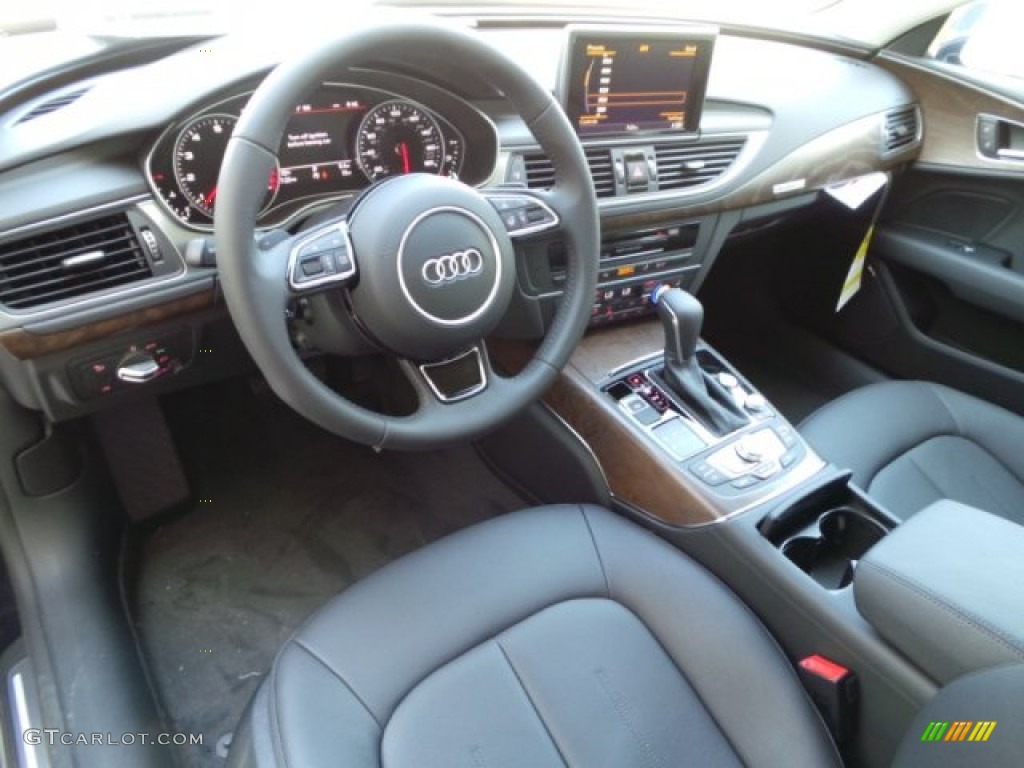 Black Interior 2016 Audi A7 3.0 TFSI Premium Plus quattro Photo #102376601
