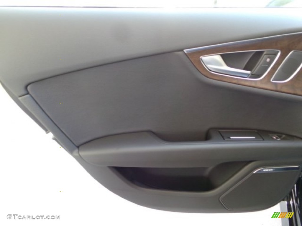 2016 Audi A7 3.0 TFSI Premium Plus quattro Black Door Panel Photo #102376700