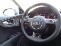 2016 Audi A7 Black Interior Steering Wheel Photo