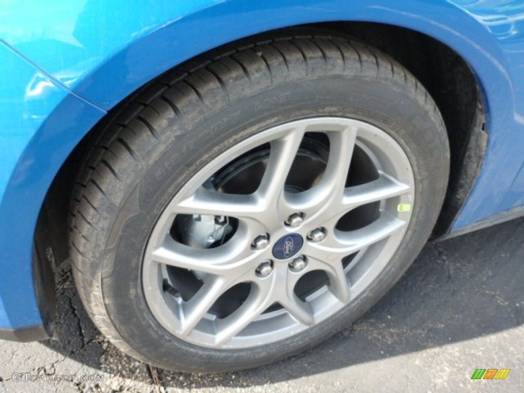 2015 Focus SE Sedan - Blue Candy Metallic / Charcoal Black photo #6