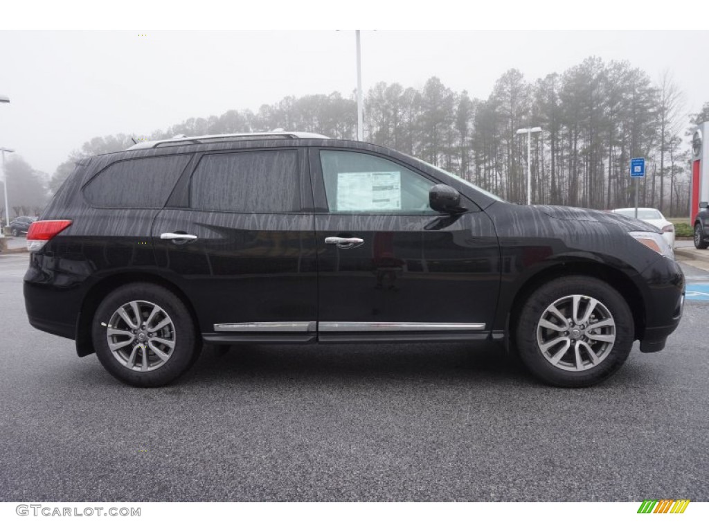 Magnetic Black 2015 Nissan Pathfinder SL Exterior Photo #102380684