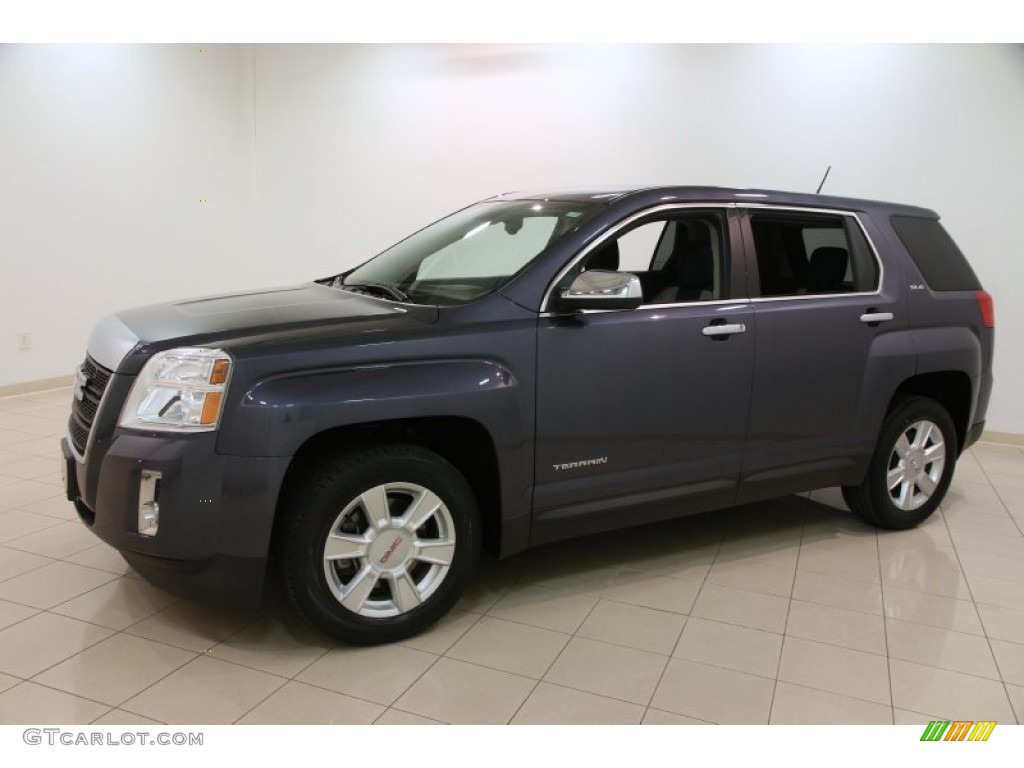 Atlantis Blue Metallic 2013 GMC Terrain SLE AWD Exterior Photo #102381266