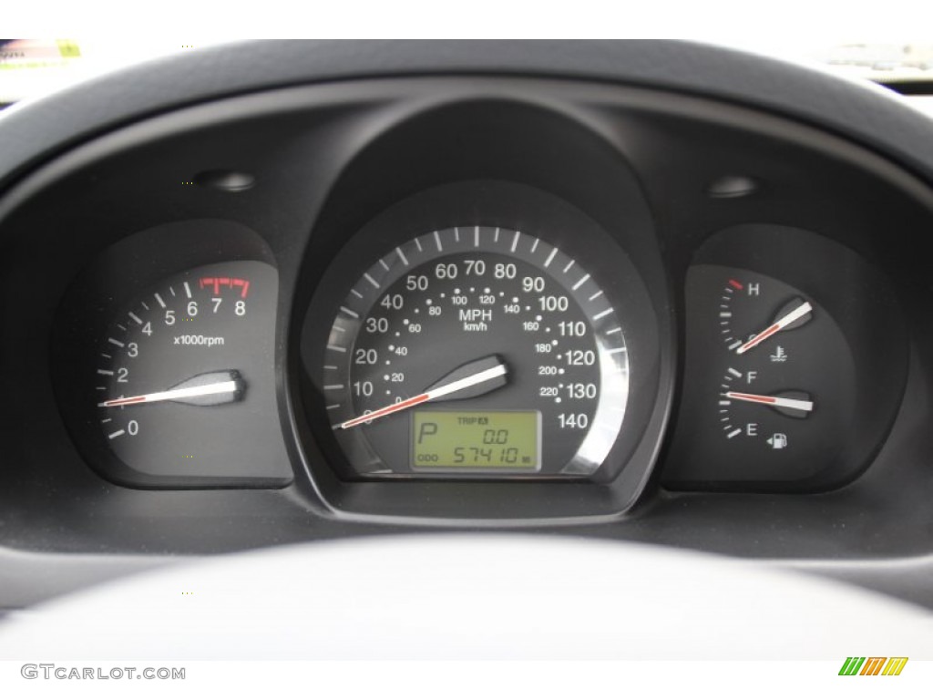 2008 Spectra EX Sedan - Silver / Gray photo #17