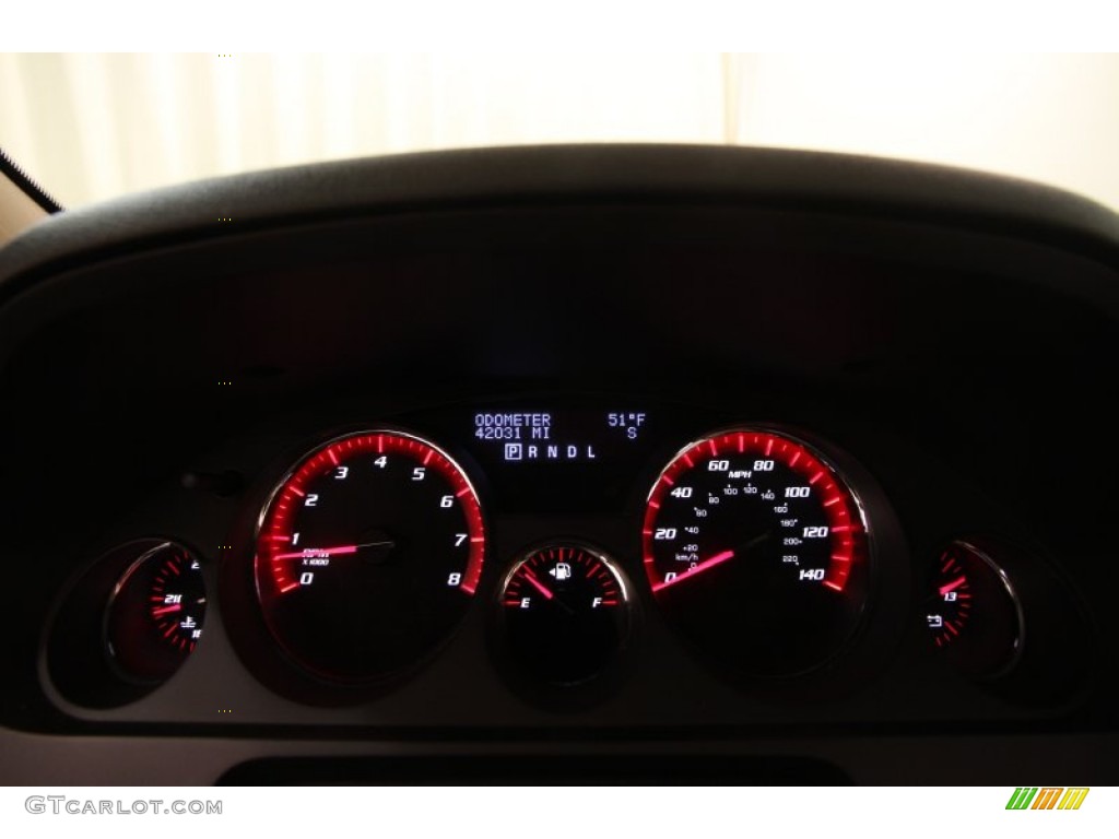 2010 GMC Acadia SLT Gauges Photo #102382048