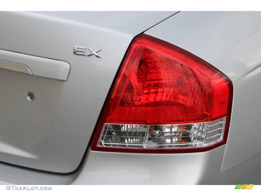2008 Spectra EX Sedan - Silver / Gray photo #19