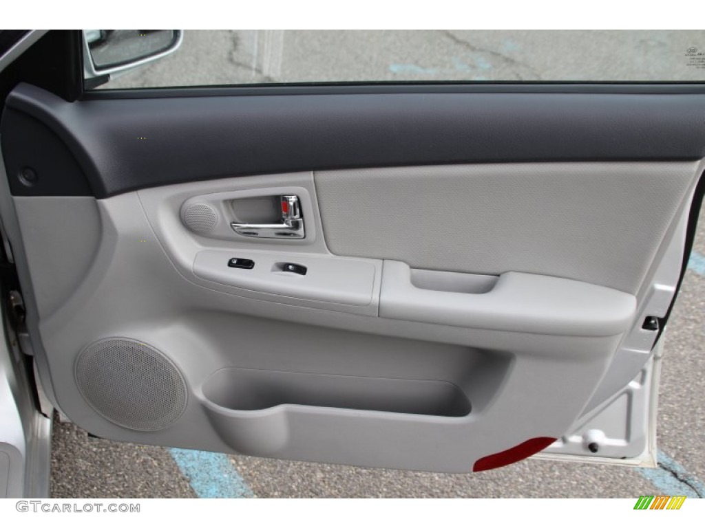 2008 Spectra EX Sedan - Silver / Gray photo #22