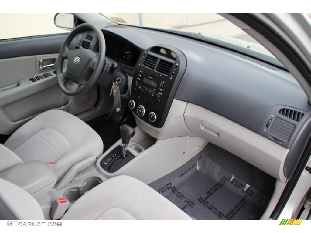 2008 Spectra EX Sedan - Silver / Gray photo #23
