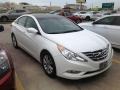 2012 Shimmering White Hyundai Sonata Limited  photo #4