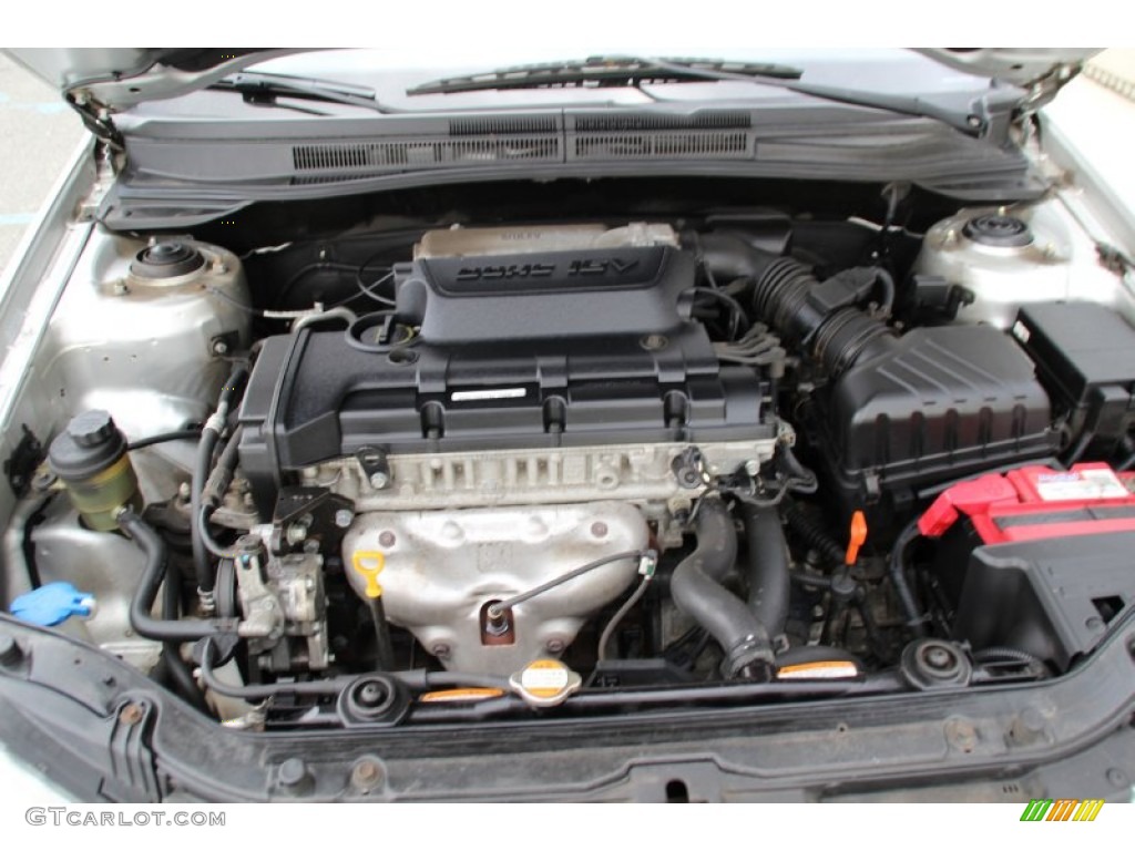 2008 Spectra EX Sedan - Silver / Gray photo #25