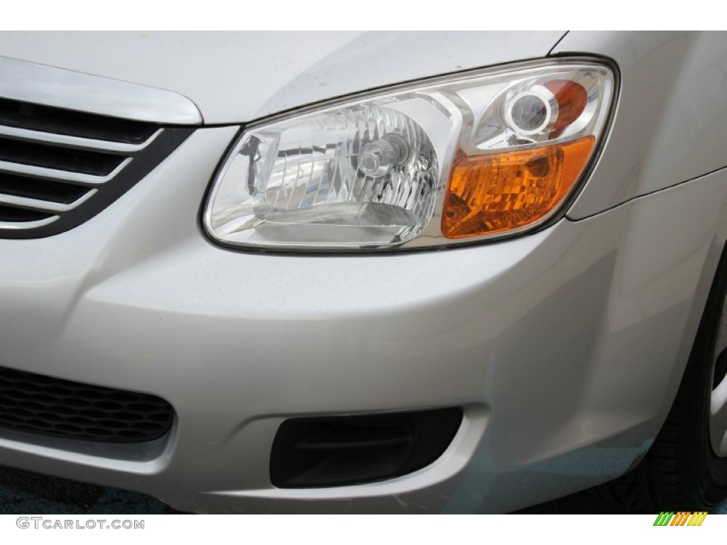 2008 Spectra EX Sedan - Silver / Gray photo #26