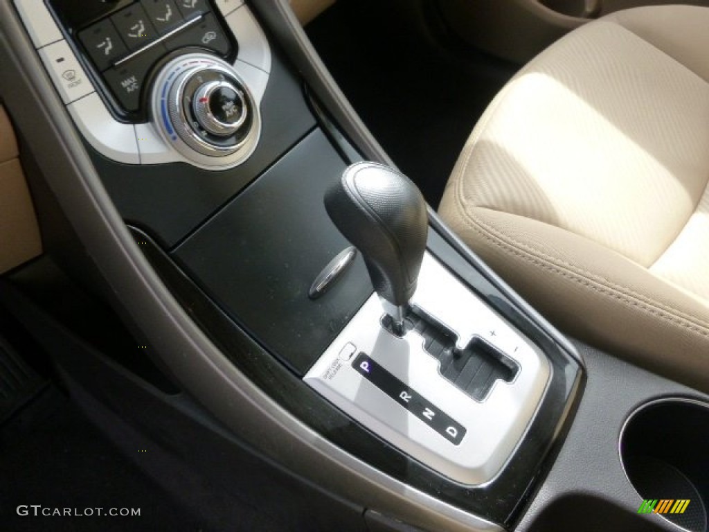 2012 Elantra GLS - Shimmering White / Beige photo #19